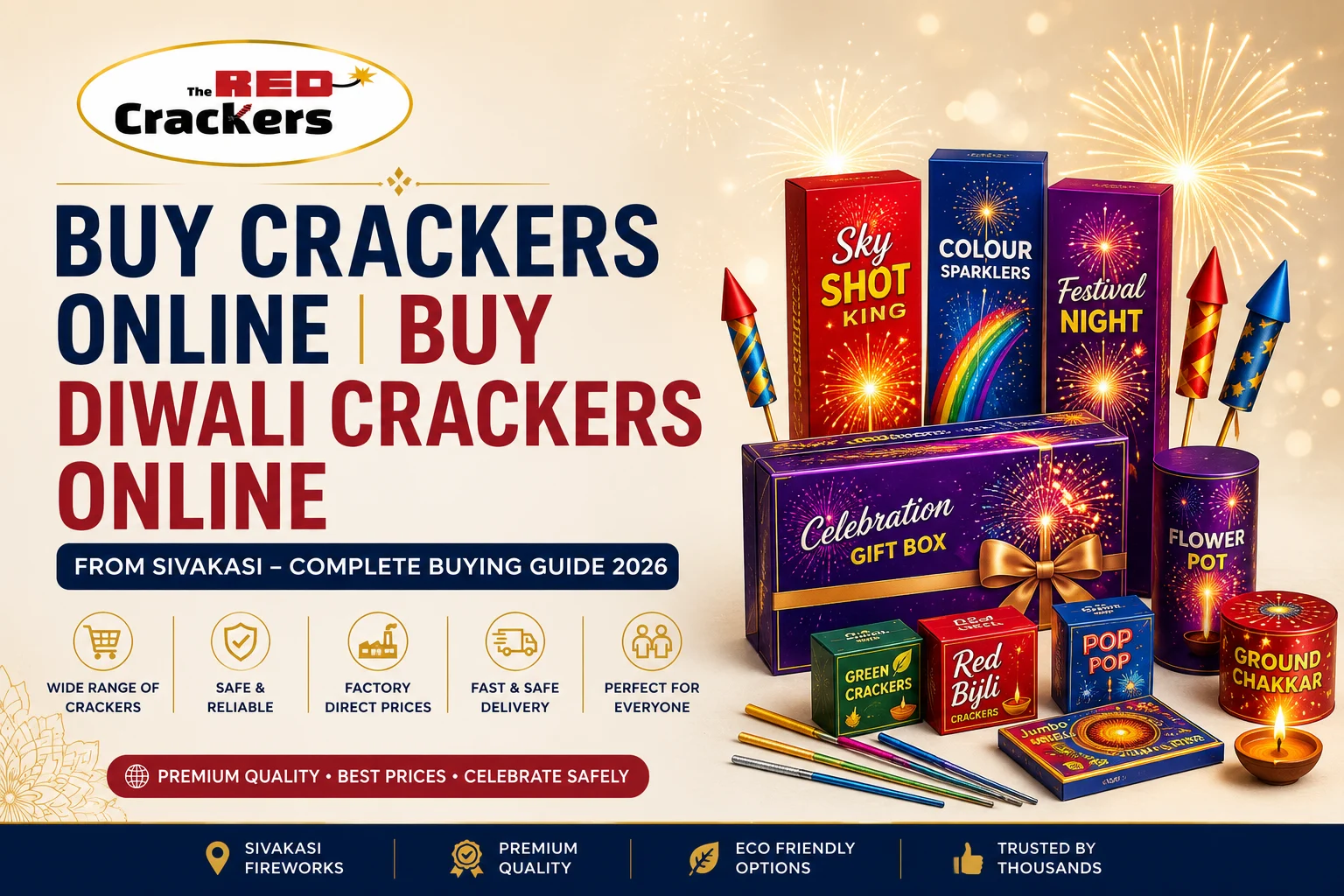 Buy Crackers Online - Buy Diwali Crackers Online from Sivakasi Guide 2026